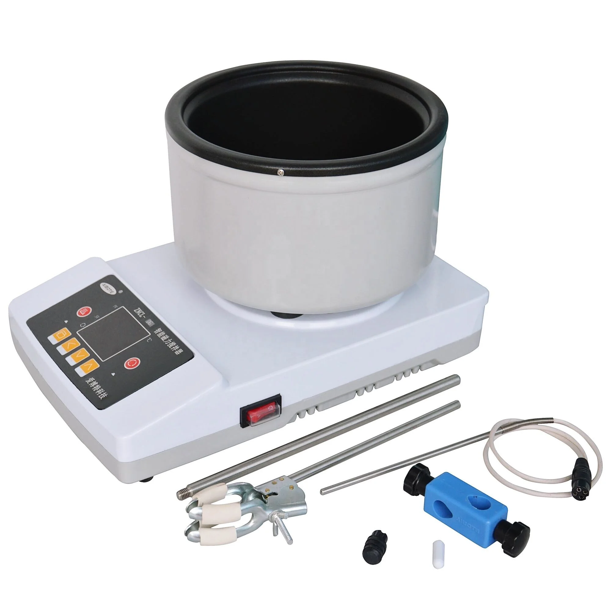 Magnetic Stirrer Heating Pot Intelligent Digital Display Timing Laboratory  Stirring  Oil bath or Water Bath  