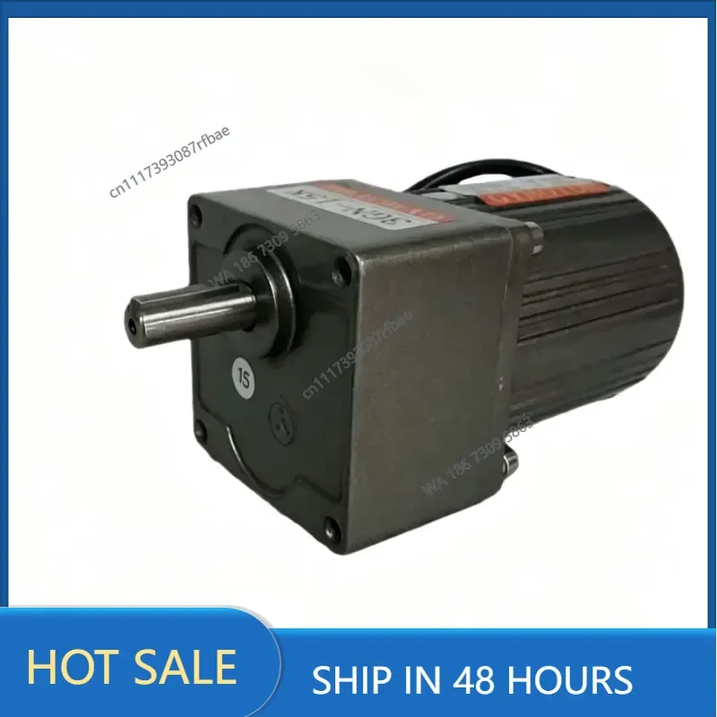 AC 380V 15W Three Phase Constant Speed Gear Motor, 3GN Gearbox, 10mm Shaft Diameter Fixed Speed Reduction Motor