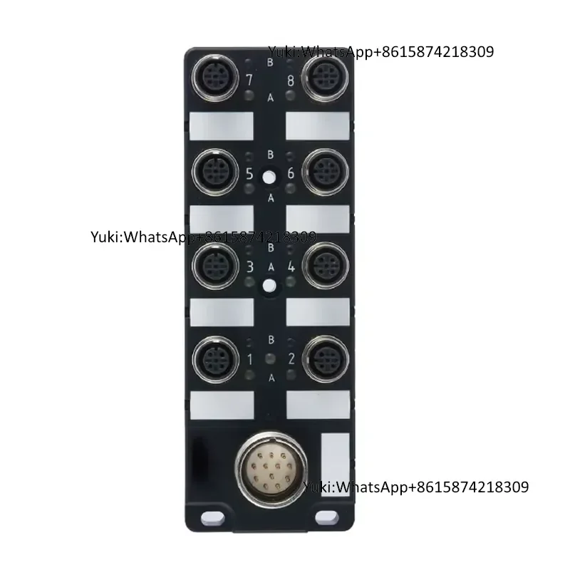 IEC 61076 M12 M23 8-Port Power Junction Box A-Coded 4 Pin IP67 Waterproof 2A Distribution Block Factory Direct Supply Product