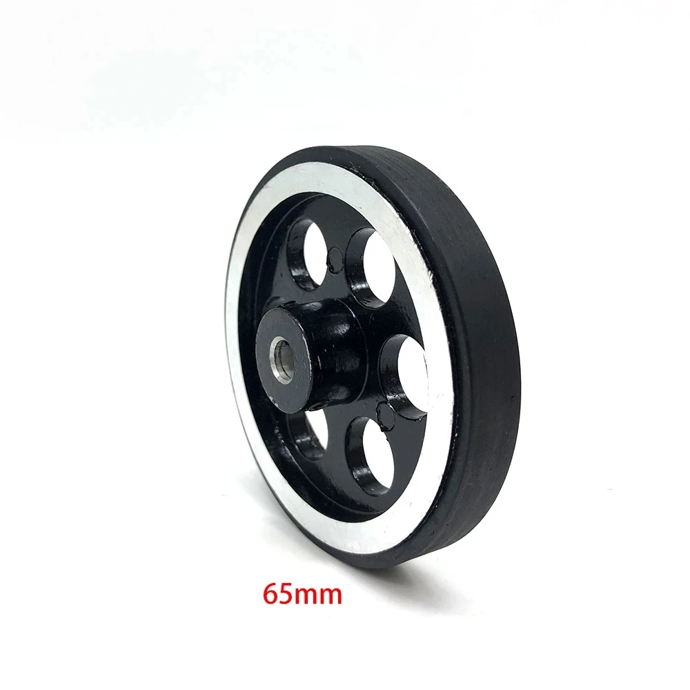 Ruota misuratrice encoder rotativo di misurazione industriale in gomma di alluminio da 2 pezzi