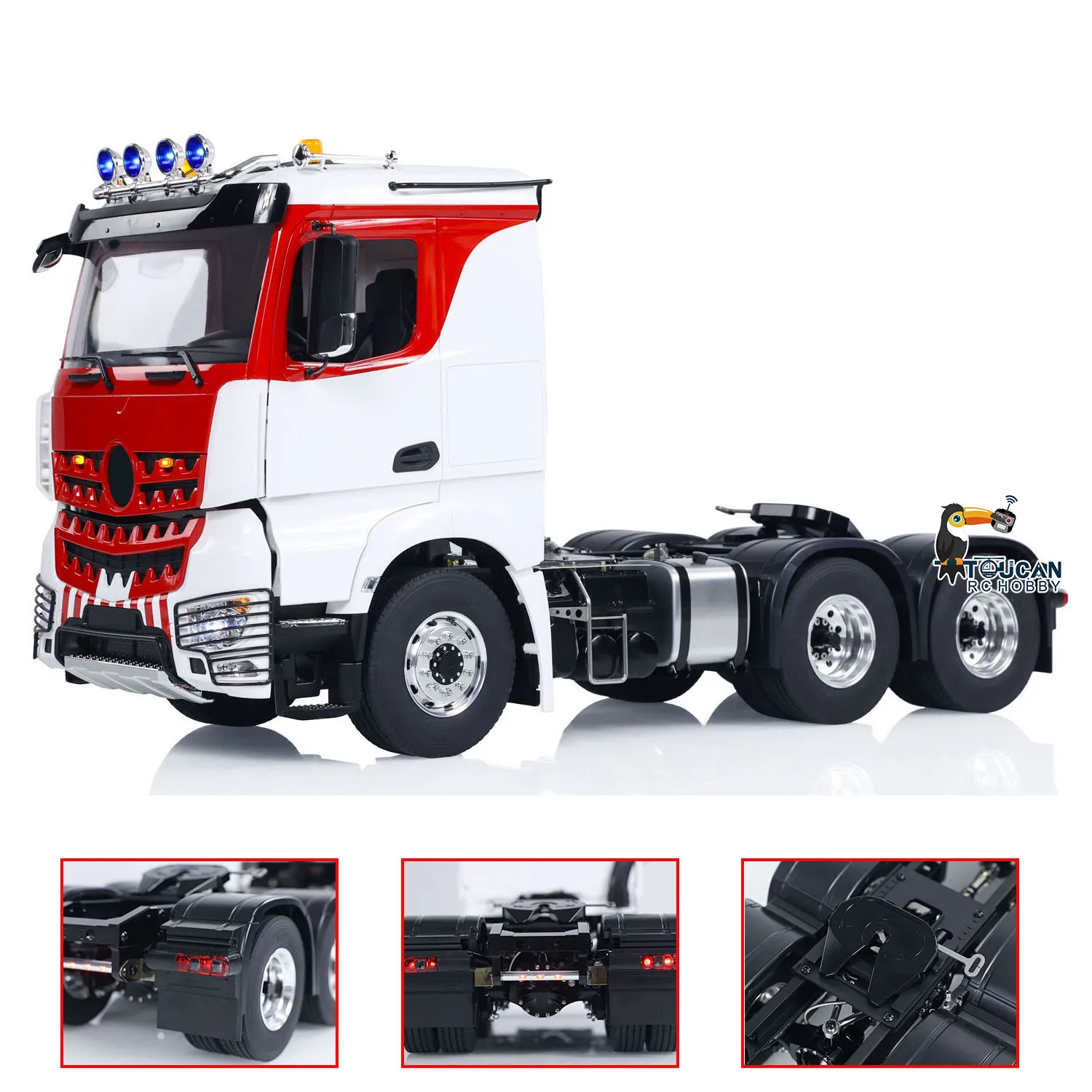 Gifts LESU 1/14 6x6 Metal Chassis RC Tractor Truck Radio Control Car DIY Painted Assembled Light Sound Smoke Motor Toys for Boys