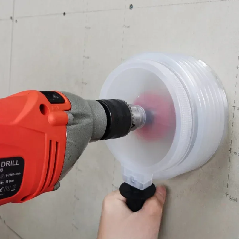 

Hole Opener Dust Cover 125/166mm Multifunctional Ceiling Recessed Light/spotlight Installation Perforated Dust Cover with Handle