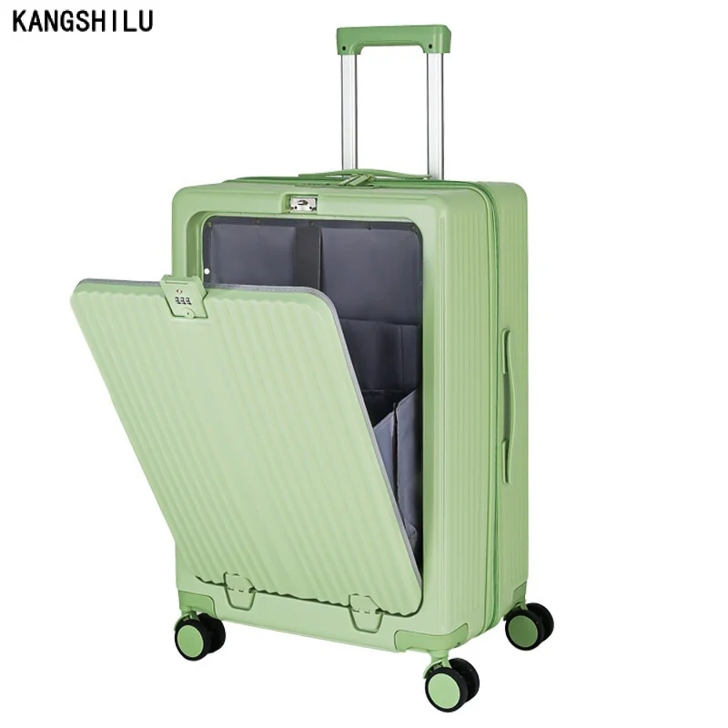 New otwór z przodu Luggage.20-Cal wielofunkcyjne uniwersalne koła biznesowe na pokład hasło podróżne walizki na kółkach.