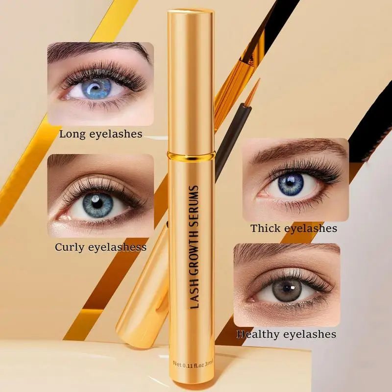 Fast Eyelash Growth Serum Natural Eyelashes Eyebrows Enhancer Fuller Thicker Lashe Hair Growth  Eyelash Lotion Lash Enhancers