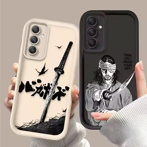 Vagabond Samurai Japanese Case For Samsung Galaxy A54 A05 A05S A34 A24 A14 A53 A33 A23 A13 A52 A52S A32 A22 A12 A71 A51 A31 A50