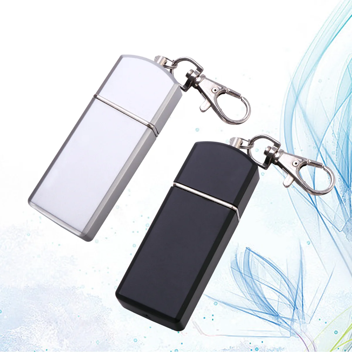 

2 PCS Portable Ashtray Ashtray for Outdoor Use Ash Holder Pocket Smoking Ash Tray with Lid Key Chain for Outdoor Trave