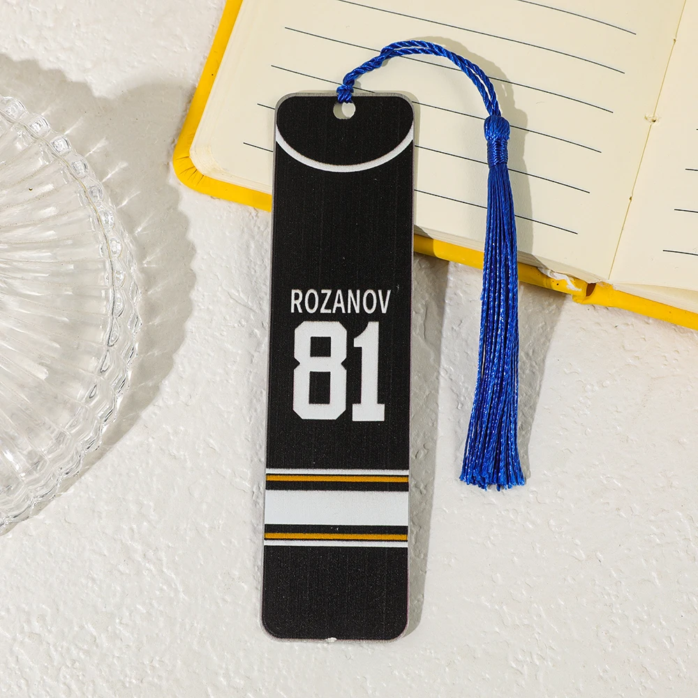 

Heated Rivalry Metal Bookmark Merch Stuff, Ilya Rozanov 81 Shane Hollander 24 Metal Bookmarks Gifts Accessories Merch for Fans