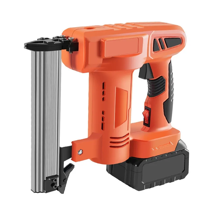 Rechargeable Lithium-Ion Nailer, Single/Burst Mode, Strong Penetration, for Framing/Upholstery