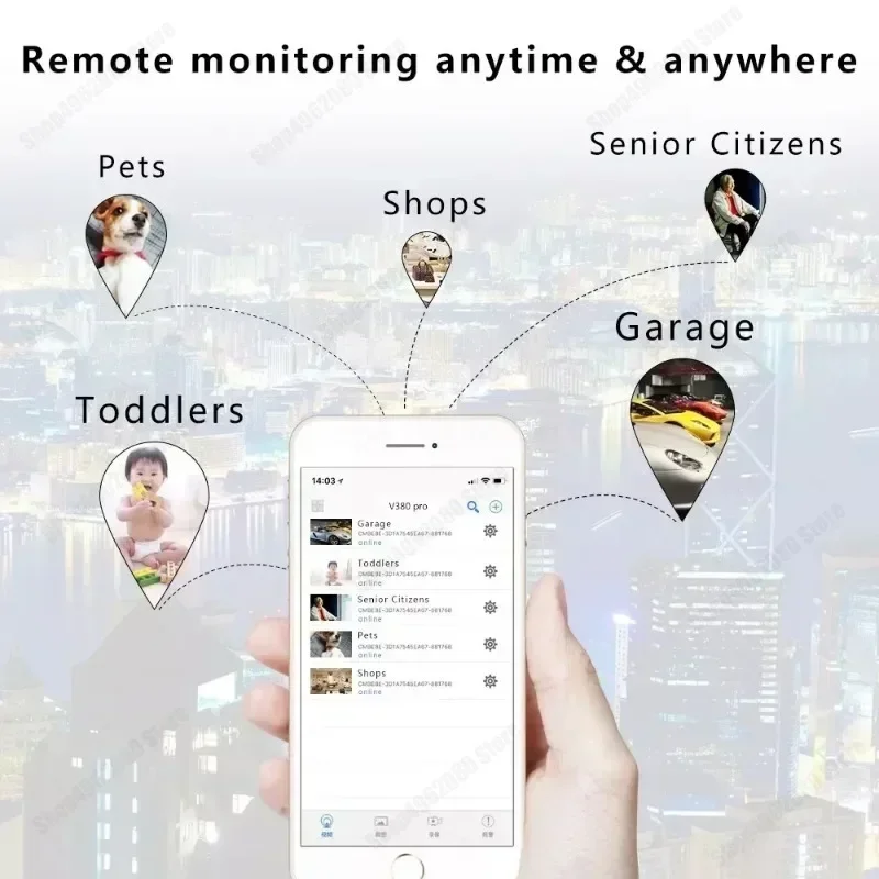 Самая маленькая мини-камера WIFI 1080P HD ИК-камера ночного видения Body Cam Встроенный аккумулятор IP-видеокамеры для удаленного мониторинга Невидимая камера Espia
