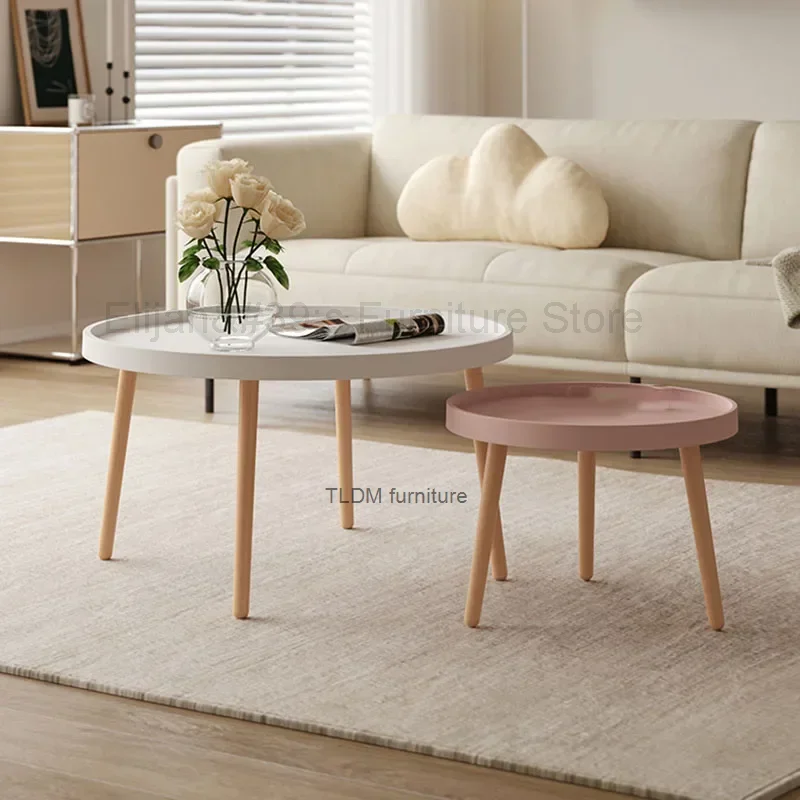 

Minimalist Modern Coffee Tables Nordic Round Small Magazine Coffee Tables Design Cute Mesa De Centro De Sala Home Furniture