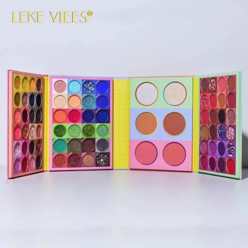 LY78 Color Eye Shadow Palette High Color 40 Degree Matte and Shimmers Makeup Palette Waterproof Mix