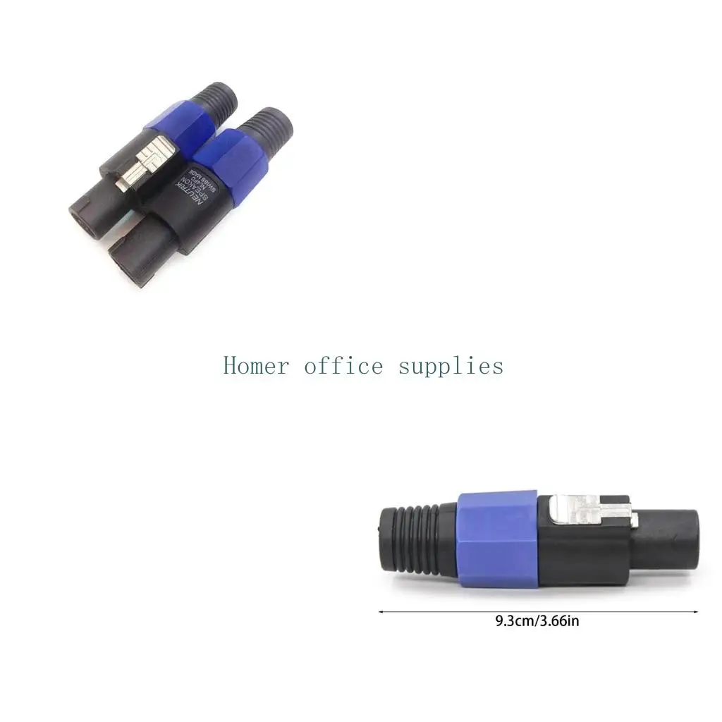 

K43B Converter Connector Speakon Cable Connector Adapter for NL4FC Speakon 4Pole Plug 100 Rated Load