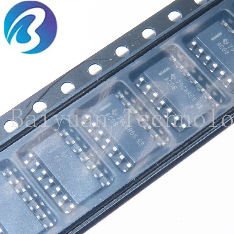 SN74AC08DR,100PCS,IC GATE AND 4CH 2-INP 14SOIC