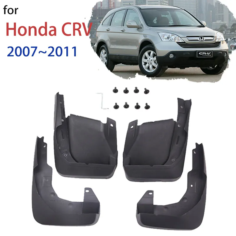 Car Mud Flaps for Honda CRV CR-V CR V 2007 2008 2009 2010 2011 Mudflap Splash Guard Front Rear Fender Mudguards Auto Accessories