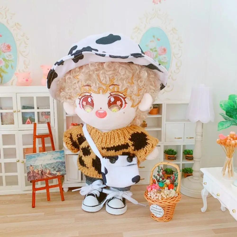 Cloth 20cm Cotton Doll Hat Cosplay Collection Plush Doll Hat Dress Up Replacement Plush Doll Costume Suit Children Toy