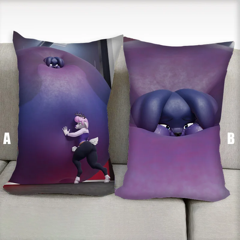 Dakimakura Anime Pillow Belly Blueberry Ripe And Rocke Furry Nsfw Half Body Cartoon Pillow Core Double Side Print Bedding Gifts