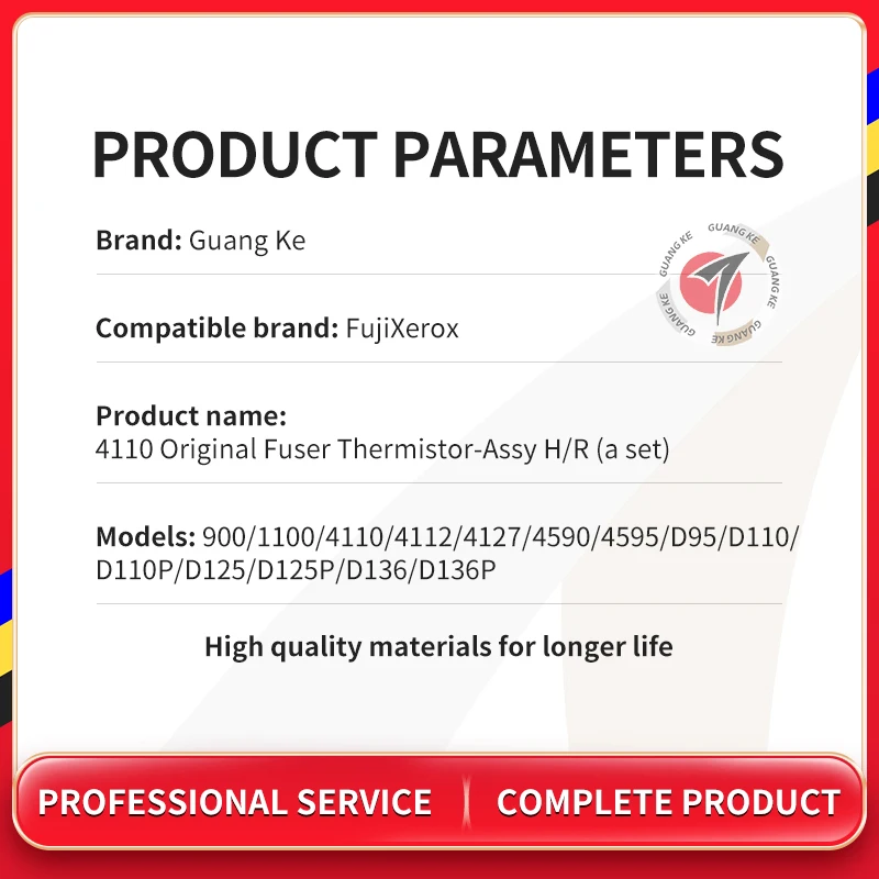 Imagem -02 - Original Fuser Termistor-conj h r para Xerox 900 1100 4110 4112 4127 4590 4595 D95 D110 D125 D136 130k67382