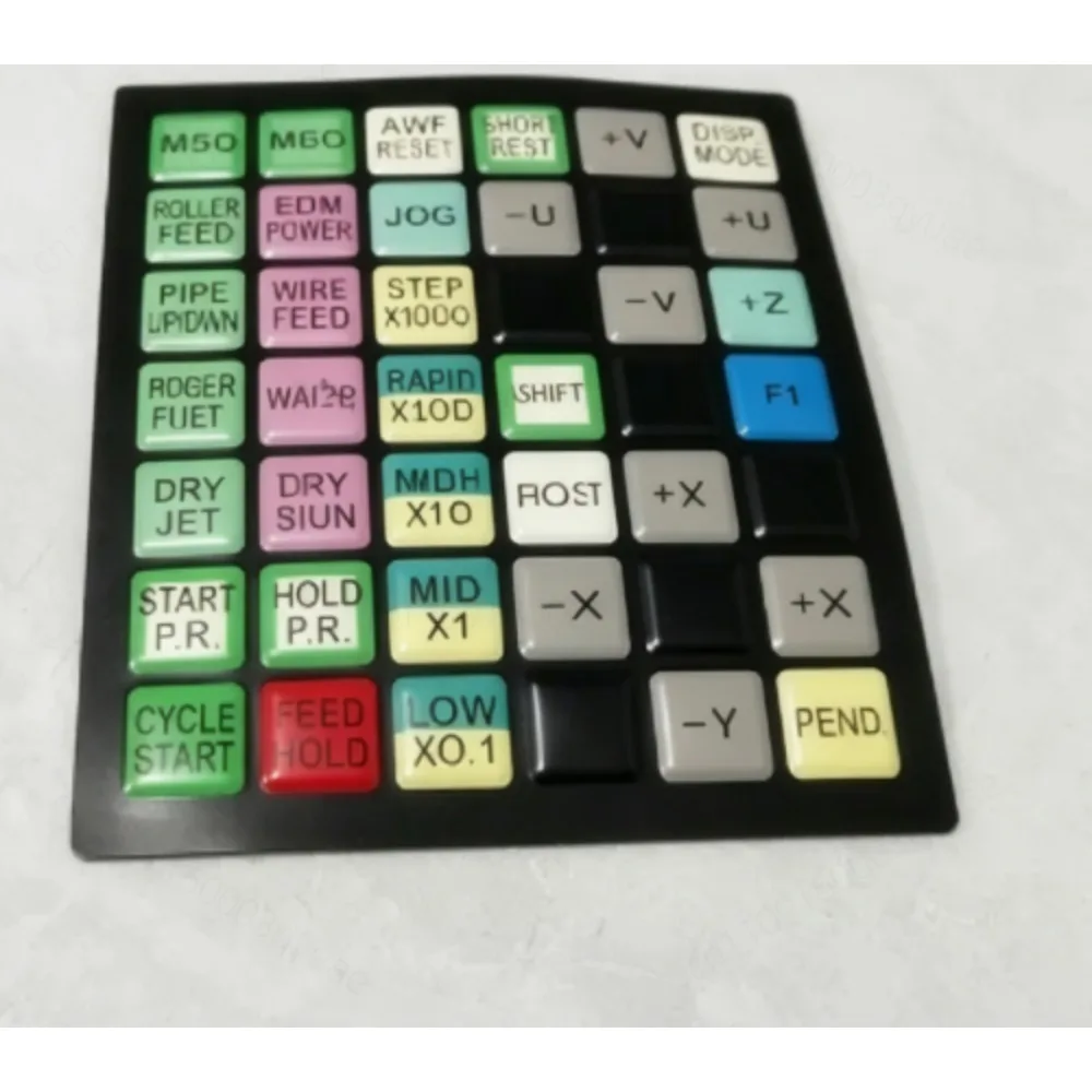 A98L-0001-0992#E EDM Keyboard Panel Robocut AWF B, C, Early IA Keyboard Sticker A98L-0001-0992, A98L-0001-0992/E for Fanuc