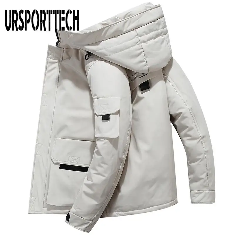 

Winter Jacket Men Outdoor Hooded Thicken Men Winter Male Jacket Parka Windbreaker Coat Oversize Men Down Jackets Overcoat