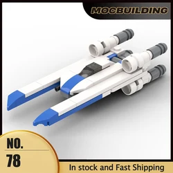 MOC Building Blocks Space Movie Series Model Micro Wing Starfighter DIY Assembly Bricks Collection Display Creative Toys Gifts