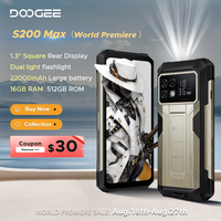 Global Version DOOGEE S200 Max Rugged Phone 16GB 512GB 22000mAh Battery 66W 1.32\