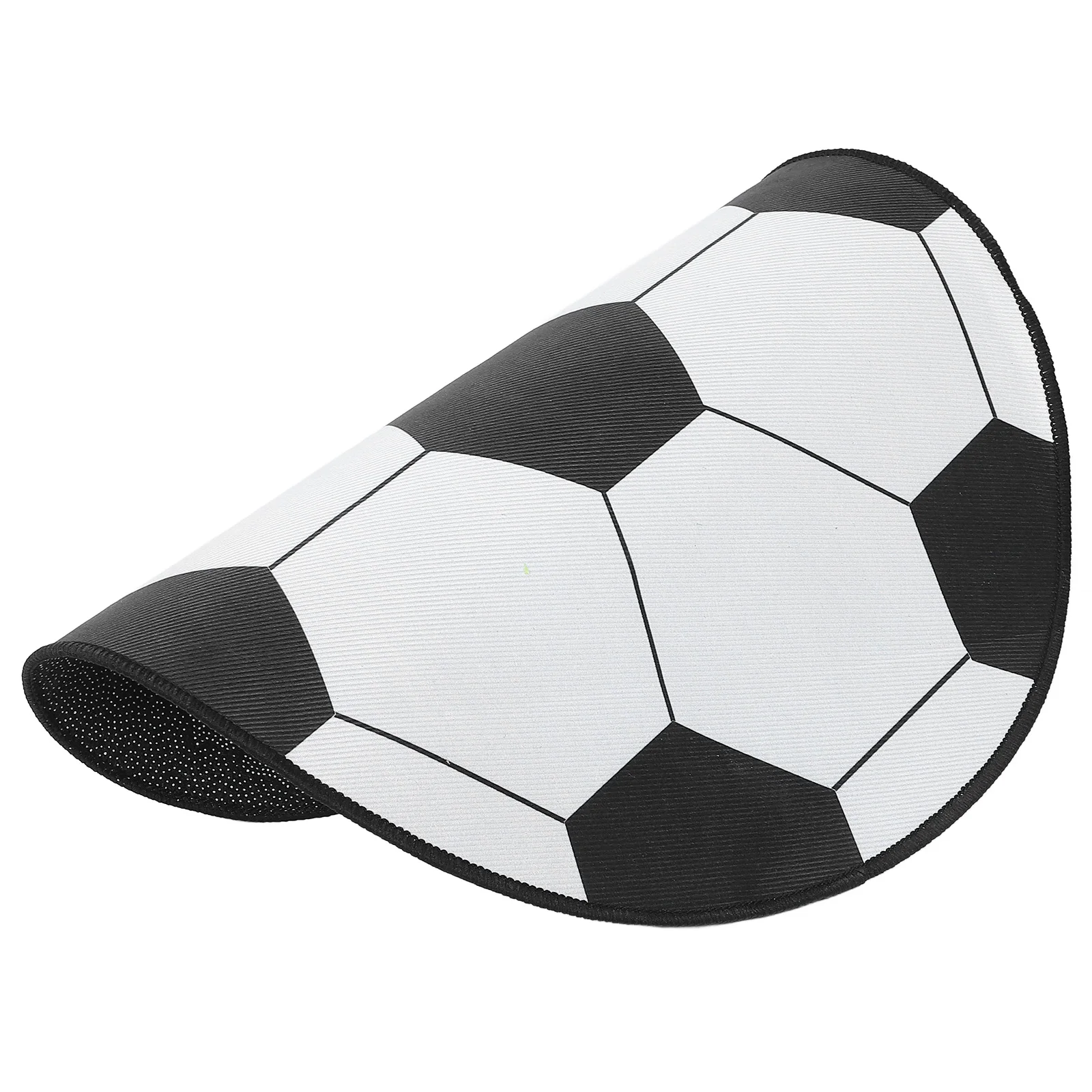 Football Rug for Round Area Soccer Carpet Chair Mat Indoor Floor by