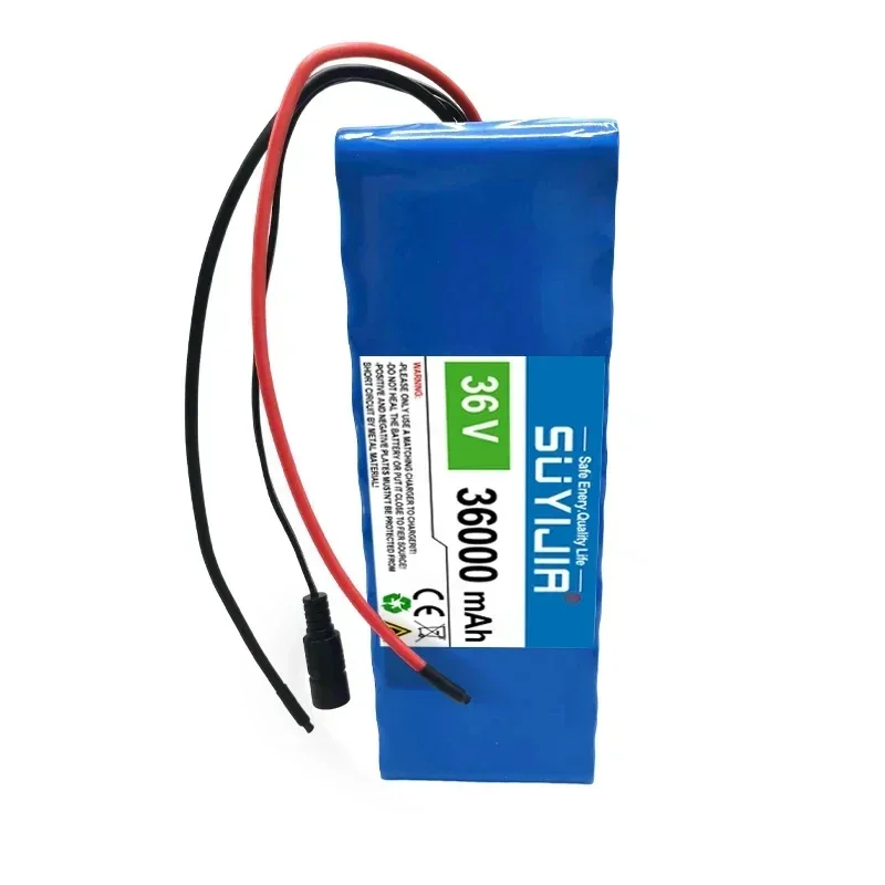 10S2P 36V 36000mAh rechargeable lithium battery 500W high power large capacity electric scooter motorcycle scooter free shipping