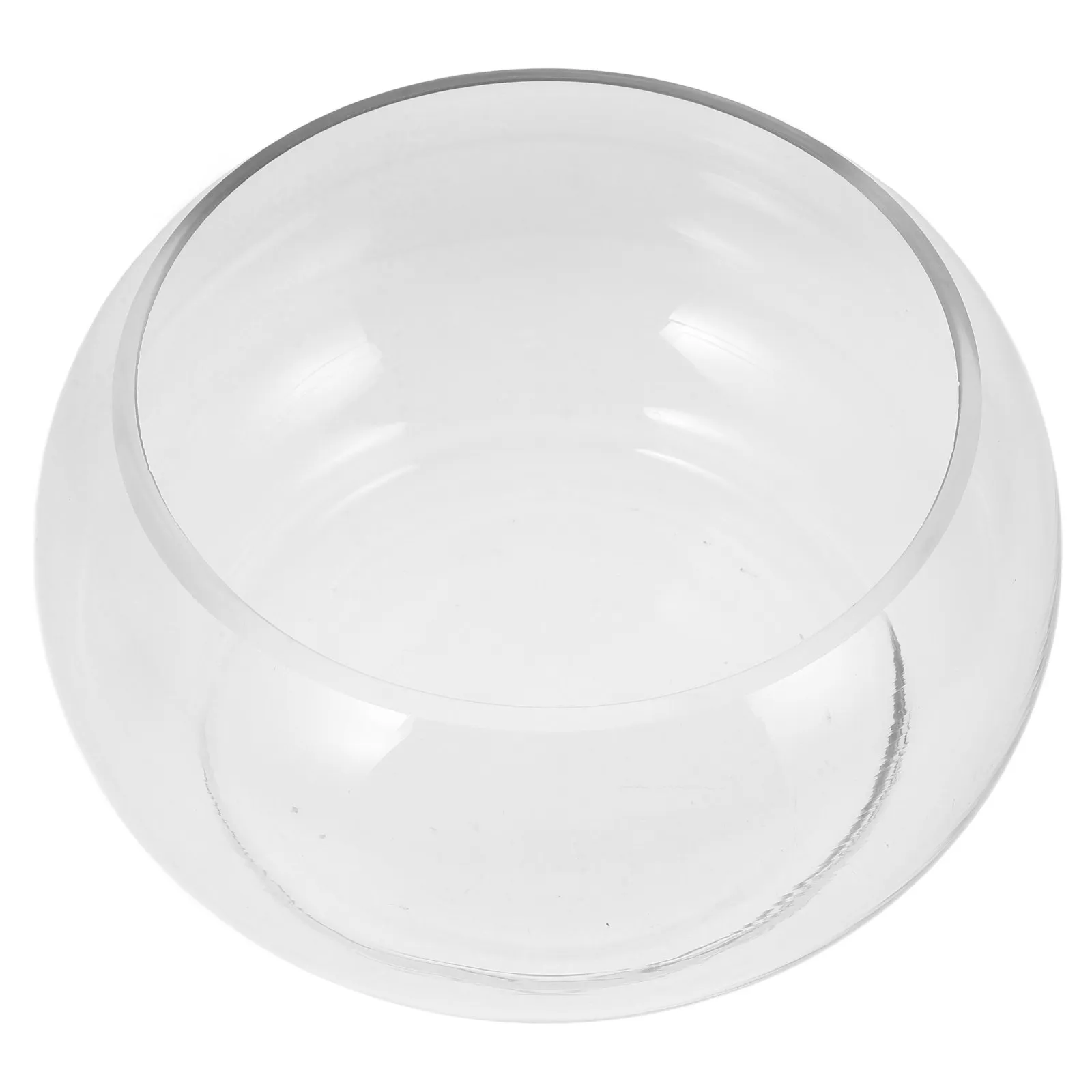 Multi-Functional Transparent Fish Breeding Box for Home Office Desktop Use Hydroponic Flower Container Daffodil Bowl Clear