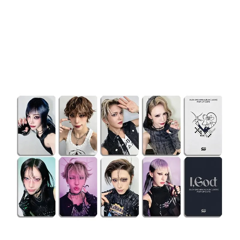 Cartes photo HD de l'album XLOV I GOD, cartes LOMO, collection de cadeaux pour fans de Wumuti Rui Hyun Haru, cosplay