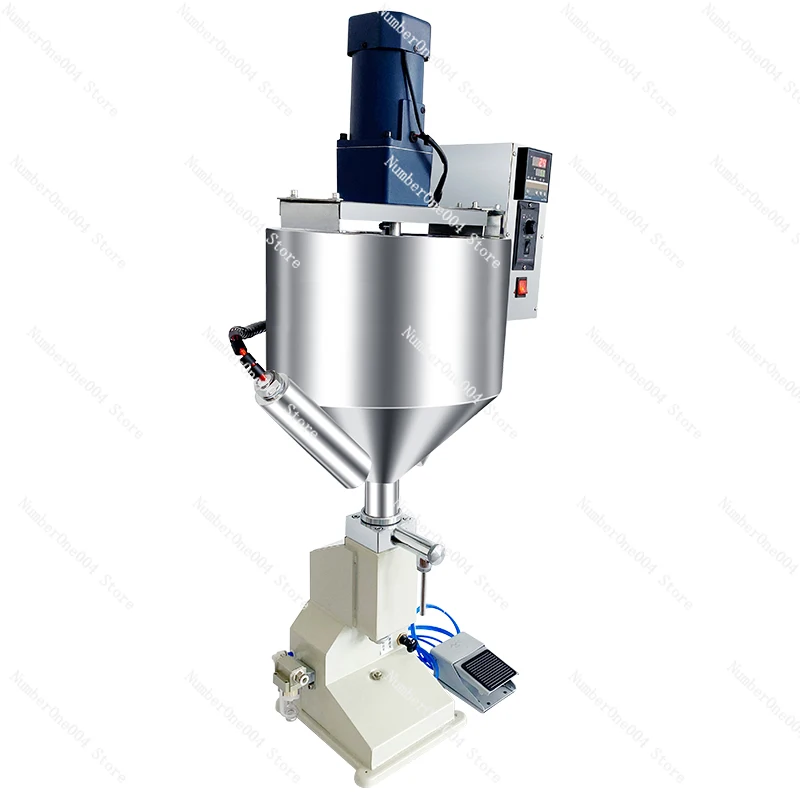 

Paste Honey Plaster Paste Liquid Sub-Installed Machine Small Pneumatic Quantitative Filling Machine for Heating and Stirring