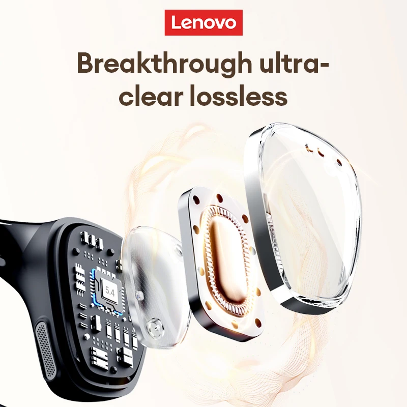 الأصلي لينوفو LP78 OWS سماعات لاسلكية 5.4 بلوتوث سماعة ستيريو لعبة دعوة الحد من الضوضاء سماعات الأذن الرياضة سماعة الموسيقى #5