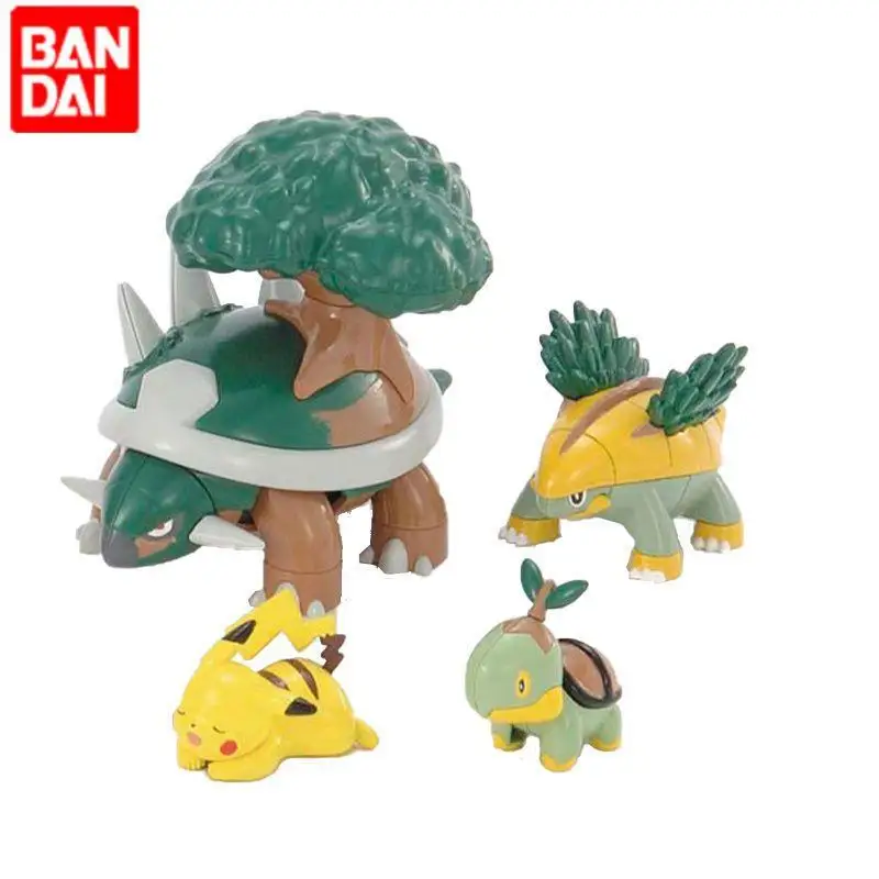 Neues Bandai Pokemon Torterra Evolution Vol. 8-Freude-Montage, Originalmodell, echtes Bureau, Ornament, Sammlerfigur, Spielzeug, Geschenk