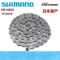 Shimano Deore HG54 Cadena de bicicleta de 10 velocidades MTB bicicleta de montaña 10s cadenas HG-X HG-54 para sistema Deore m591 m610 m670 m6000