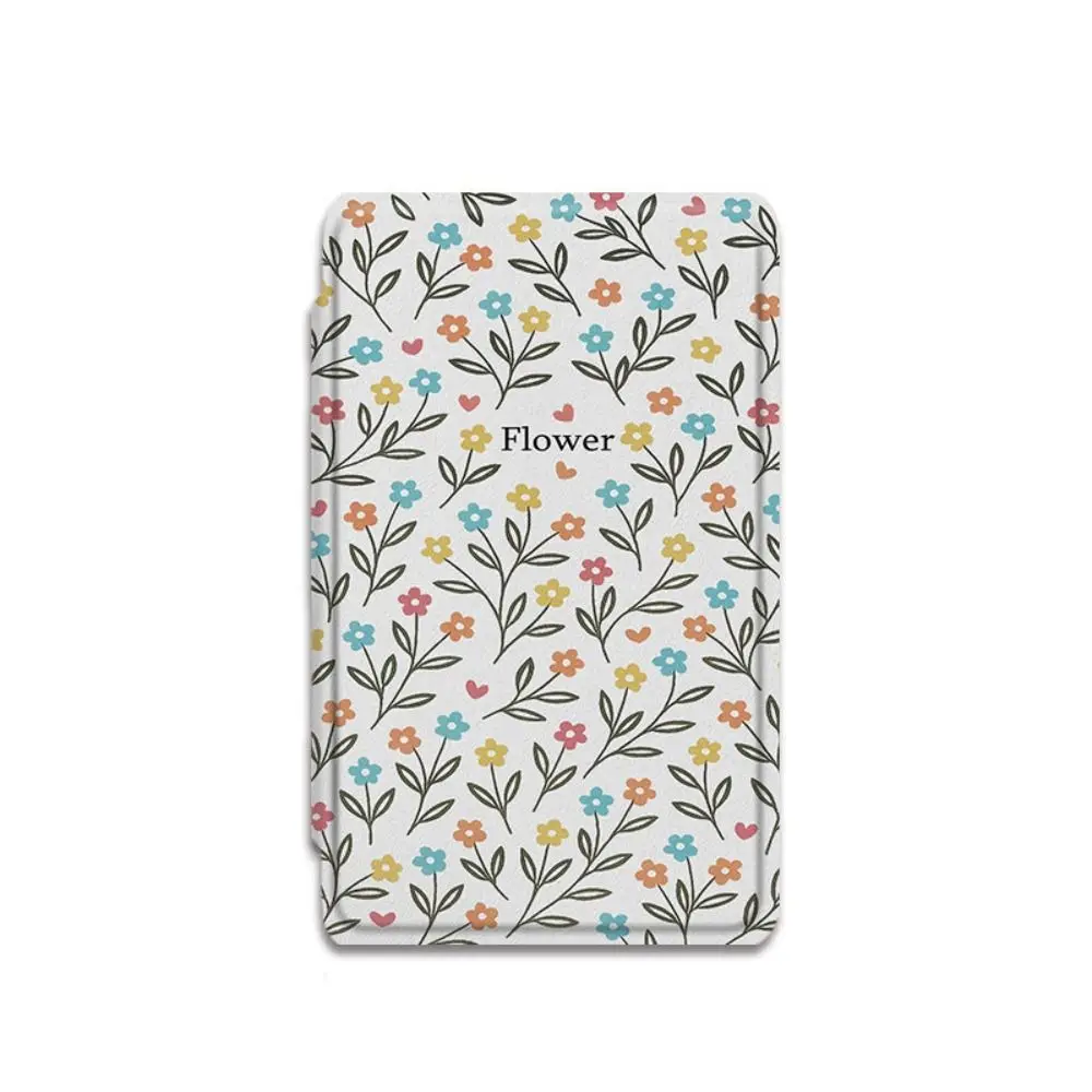 Floral Pattern Magnetic Case Shockproof Anti Scratch Protective Cover Anti-fall Colorful Folio Shell for XTEINK X4/X3
