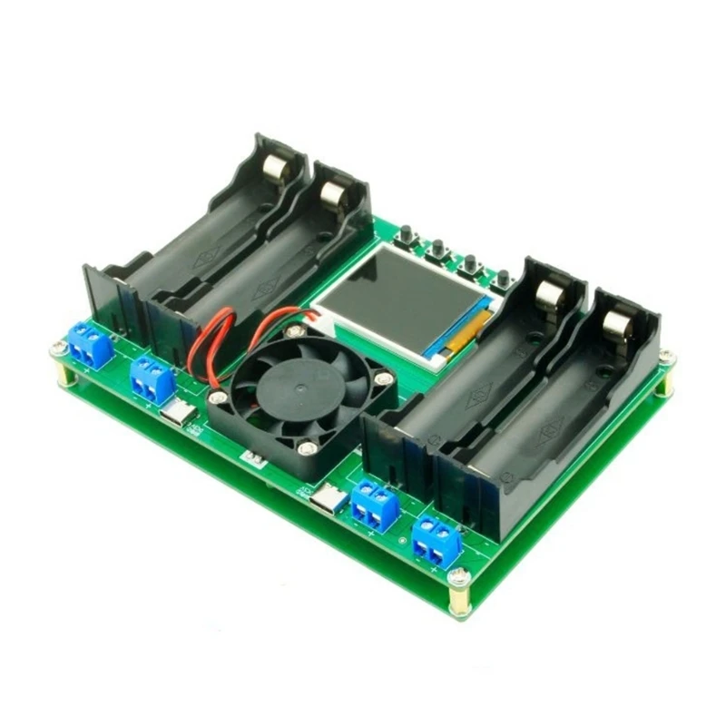 Probador resistencia interna capacidad batería litio 18650 con ventilador refrigeración DC5V