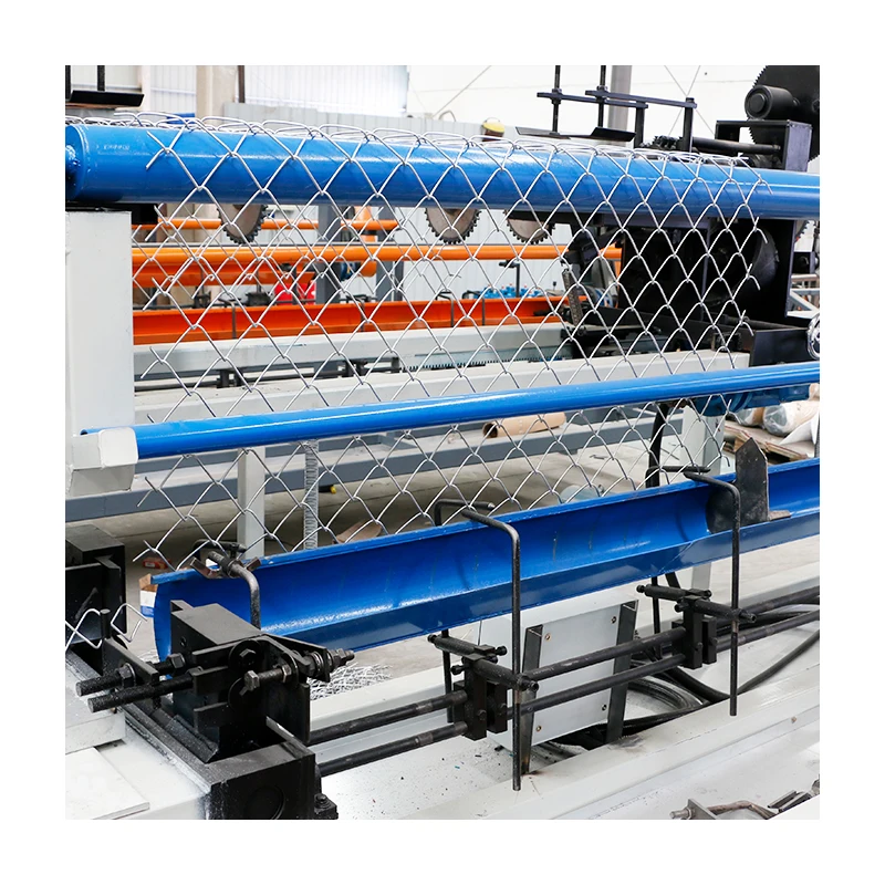 Wholesale Custom Single Wire Chain Link Fence Diamond Mesh Fencing Making Machine Knitting Chain Machine Machine
