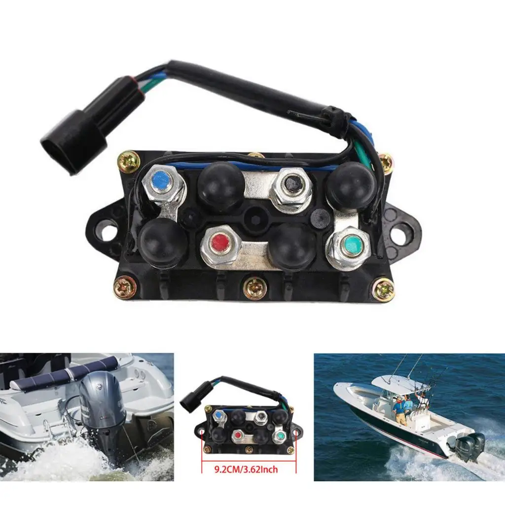 

Outboard Power Trim Relay New Alloy Electric Motor Accessory for Yamaha Outboard Engine 4 Stroke 2 Stroke