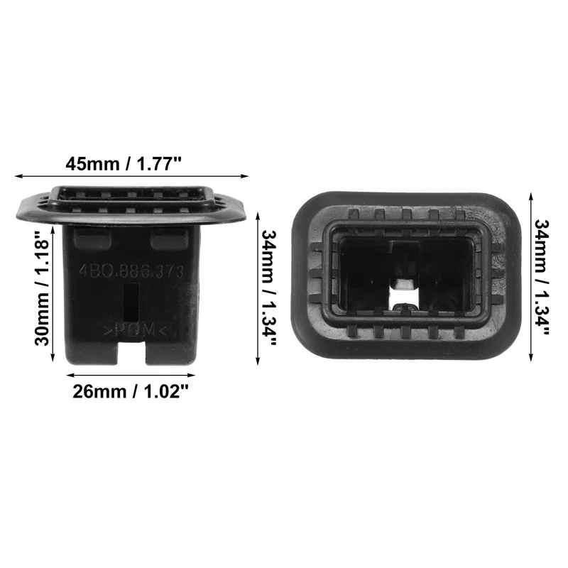 4B0886373 2PCS J-14 Suitable for Audi Volkswagen Skoda Sagitar Magotan Golf 6 car rear seat cushion fixing buckle