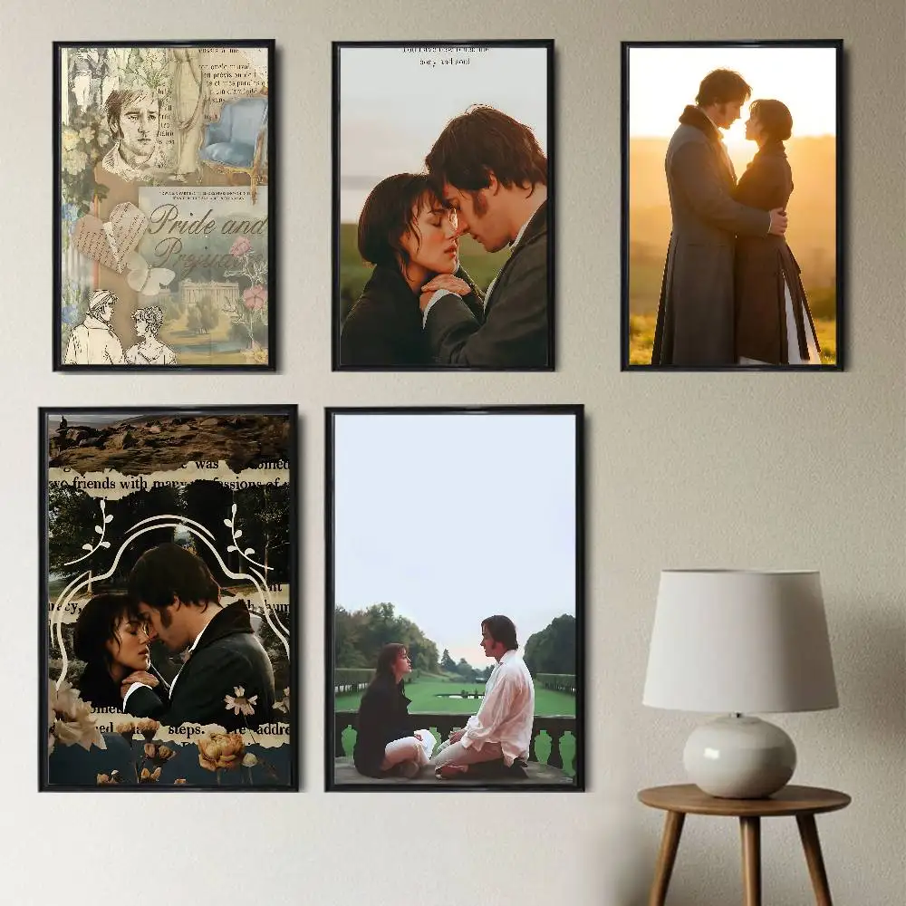 movie Pride Prejudice Poster HD Art Sticky Wall Waterproof Home Living Room Bedroom Bar Aesthetic Decoration