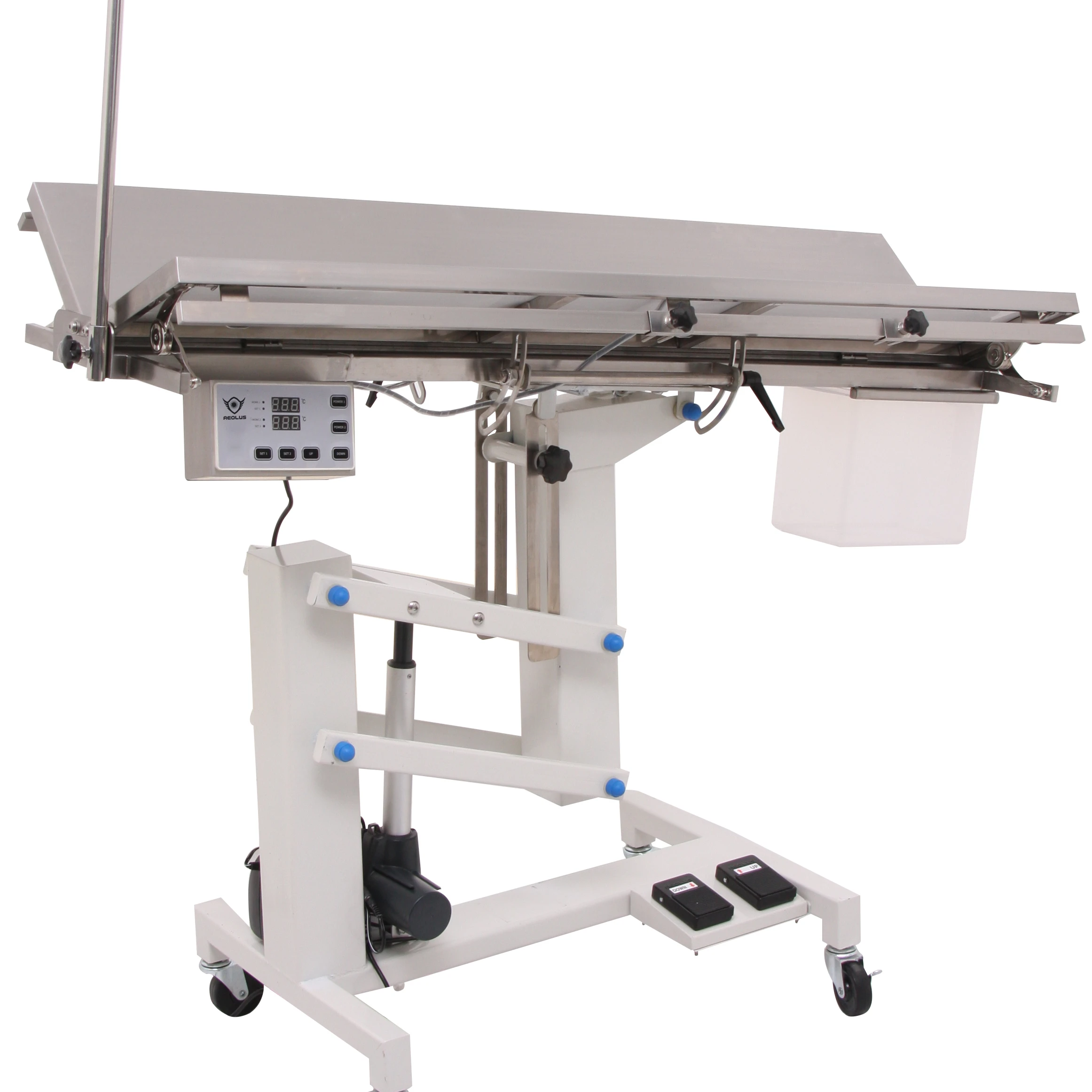 

Improved V-Top Electric Vet Operating Table Heating Feature Compatible with Veterinary Surgical Equipment for Pet Dog Surgery