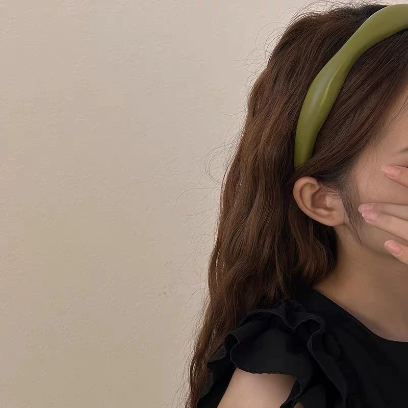 

Необычная кожаная повязка для волос с высоким черепным верхом, компрессионная повязка для волос, универсальная заколка для волос, женская заколка для волос, резинка для волос, аксессуары для волос