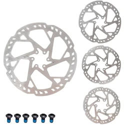 MTB E-Bike 2.3mm Disc Brake Rotor Thicken 140mm160mm 180mm 203mm 220mm H23 Super Rigidity 6 Bolt Stainless Steel Bike VS HS2 2mm