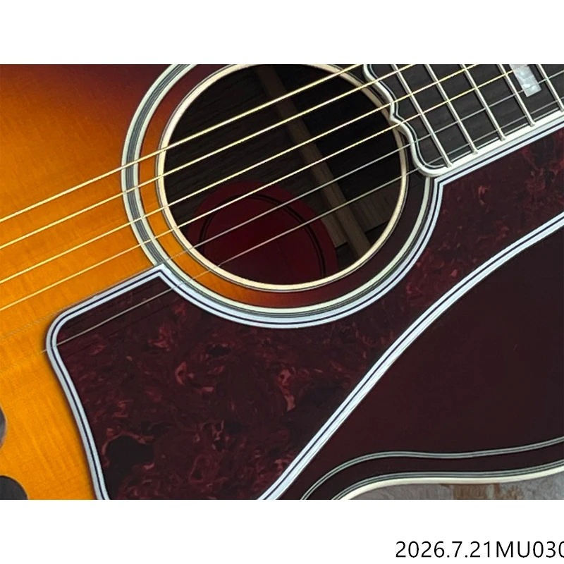 Super Jumbo Acoustic Guitar, j200 Solid Spruce Top, Laminated Rosewood Back & Sides, Non‑Electronic, Bone Nut & Bone Saddle