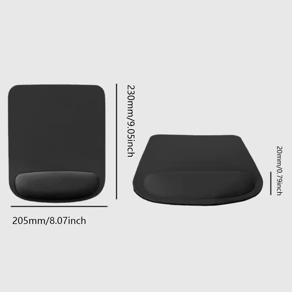 Wrist Mouse Pad Comfortable Wrist Pad Mice Mat Soft Mousepad Non Slip Square for PC Laptop Computer for Food Pattern Series