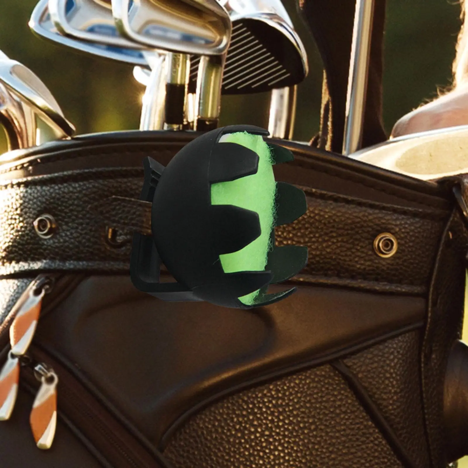 Soporte para lavadora de pelotas de Golf, esponja resistente, Clip de limpieza de Golf ligero en forma de pétalo de secado rápido para ejercicio de curso para adultos