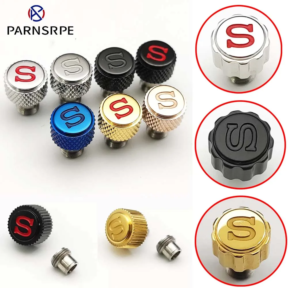 Stainless Steel Crown Assembly Parts Crown Fits NH35 NH36 4R35/36 7S26 Handle SKX007