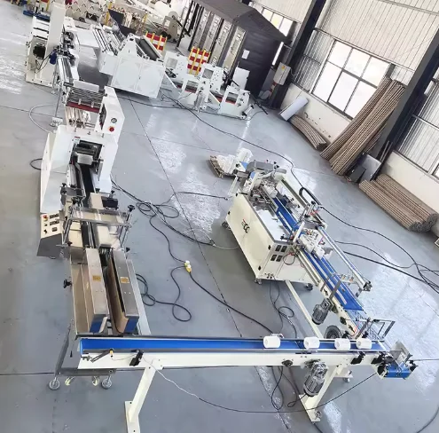 Customized Automatic Toilet Paper Machine Paper Napkin Making Machine Folding Napkin Making Price
