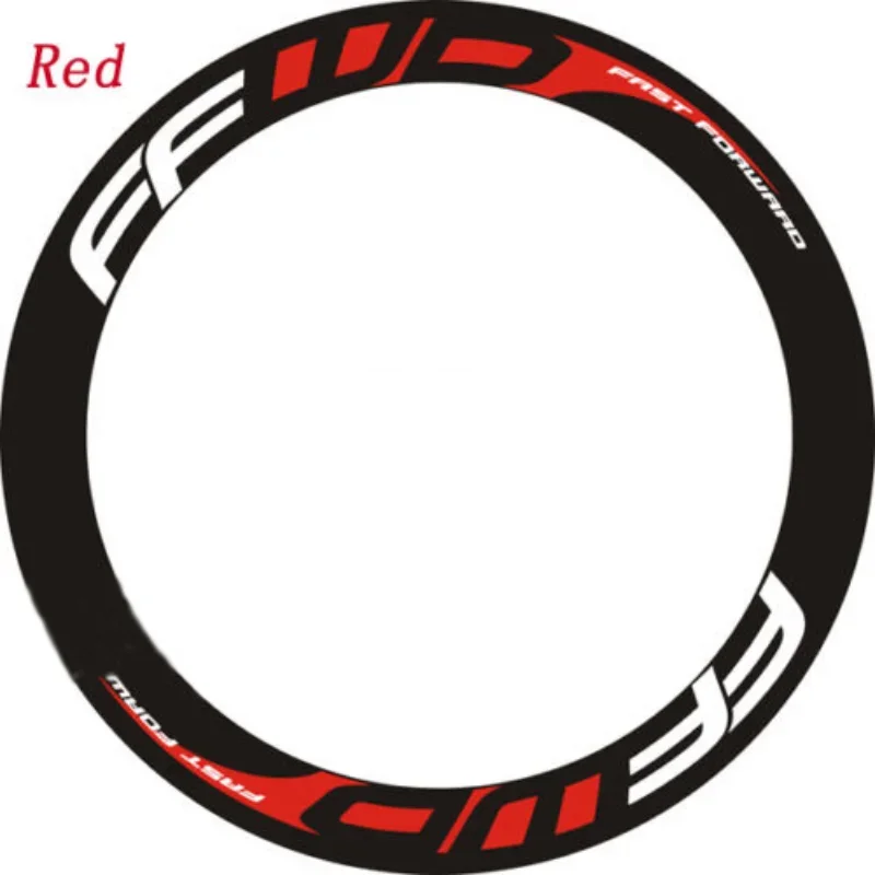 Wheels Stickers for FFWD F6R Vinyl Carved Craft Road Bike Bicycle Cycling Accessories Decals for Rims Depth 48mm