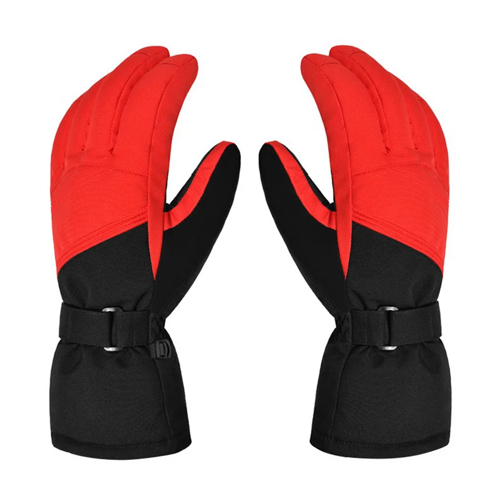 1 زوج قفازات التزلج مقاوم للماء يندبروف شاشة تعمل باللمس المضادة للانزلاق مقاومة للاهتراء قفازات ركوب الخيل الشتوية #1