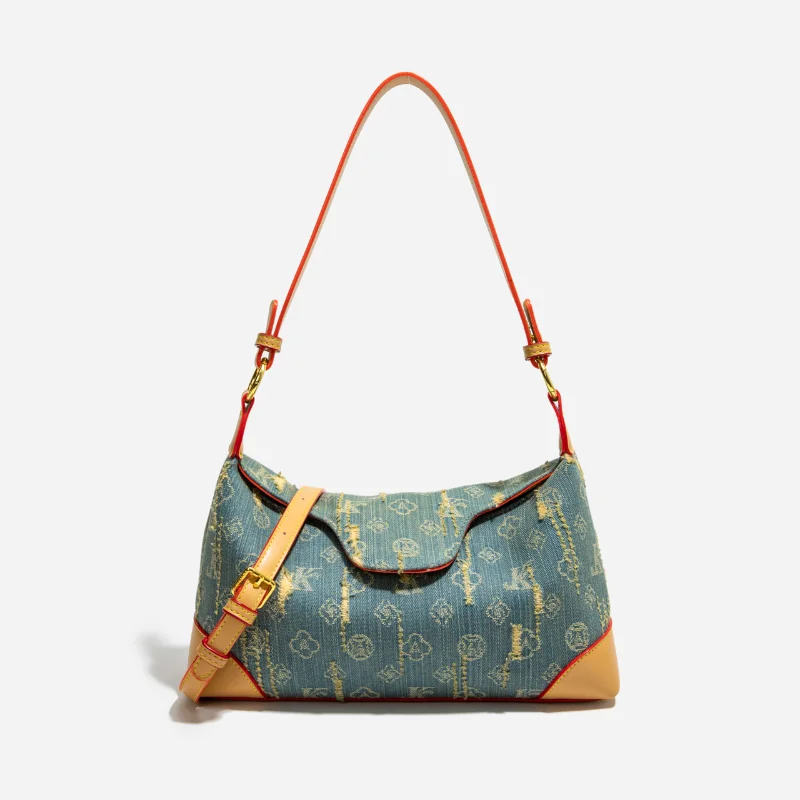 

Винтажная сумка подмышки из нержавеющей стали 2025 года, просторная многосторонняя трансформируемая сумка через плечо для женщин, сумка с архитектурным днем и ночью